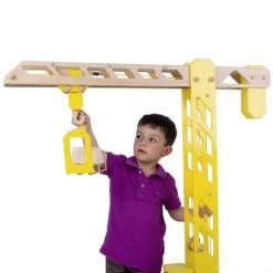 Houten Bouwkraan XXL -Speelgoed Verkoop houten mega bouwkraan goki 55937 2