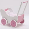 Houten Poppenwagen Pink