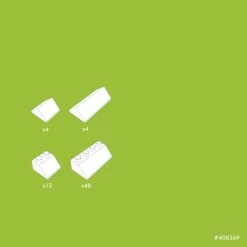 Hubelino Uitbreidingsset Dakpannen Duplo 68-delig -Speelgoed Verkoop hubelino 400369 uitbreidingsset dapannen 68 delig 4