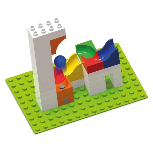 Hubelino Knikkerbaan Uitbreidingsset Katapult 41-delig 4 Hubelino Knikkerbaan Uitbreidingsset Katapult 41-delig - Afbeelding 4