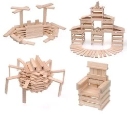 Kapla C100 Wooden Box 100 Delig -Speelgoed Verkoop kapla bouwplankjes 4 3