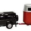 KidsGlobe Landrover Defender Met Paardentrailer