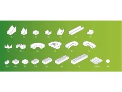 Hubelino Knikkerbaan Bouwdoos 106-delig -Speelgoed Verkoop knikkerbaan 106 delig hubelino 420008 2