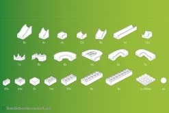 Hubelino Knikkerbaan Bouwdoos 200-delig 7 Hubelino Knikkerbaan Bouwdoos 200-delig -Speelgoed Verkoop knikkerbaan 200 delig hubelino 420183 2