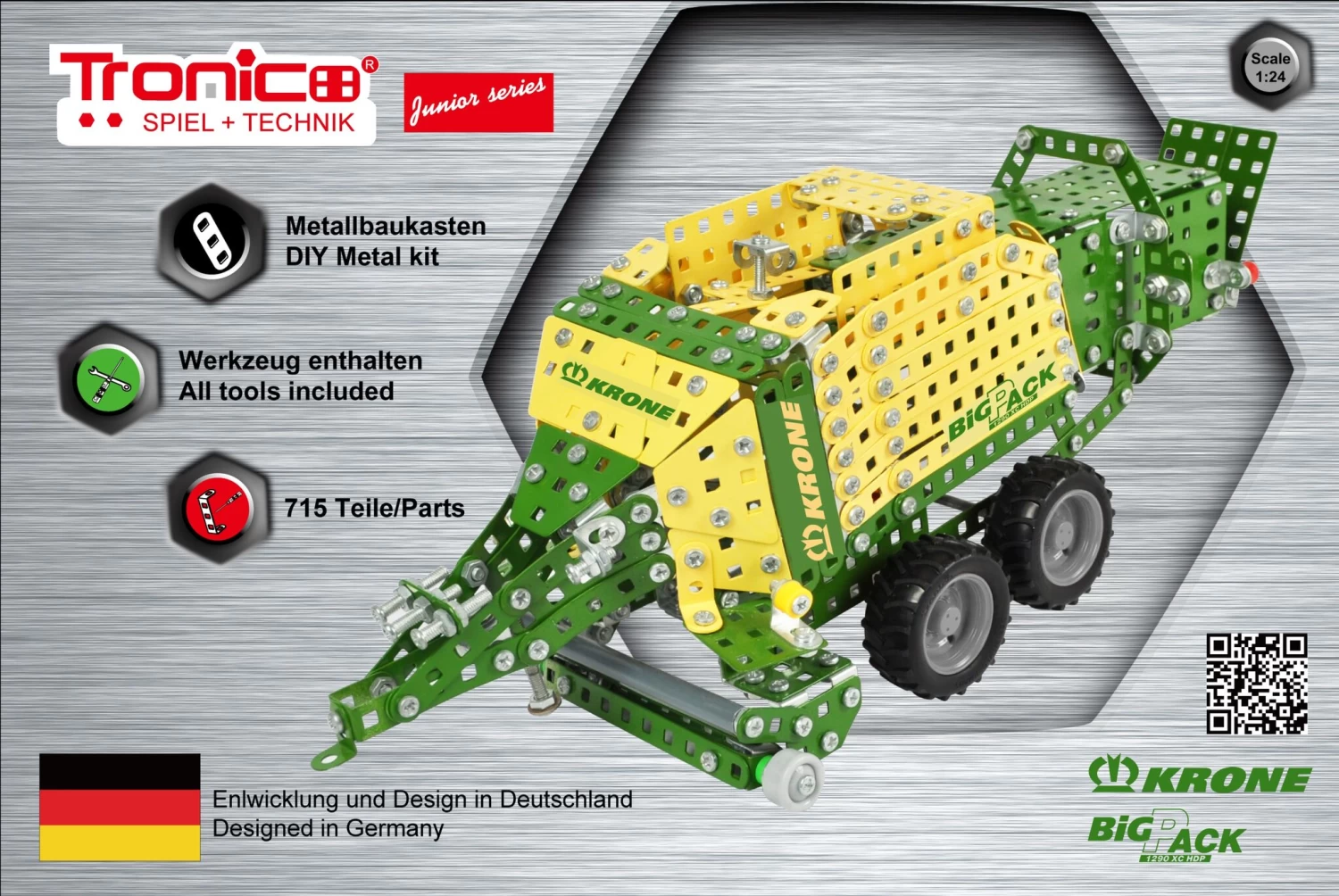 Tronico Junior Krone Big Pack Balenpers 1 : 24 2 Tronico Junior Krone Big Pack Balenpers 1 : 24 - Afbeelding 2