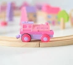 BigJigs BJT310 Locomotief Rose Op Batterijen 3 BigJigs BJT310 Locomotief Rose Op Batterijen - Afbeelding 3