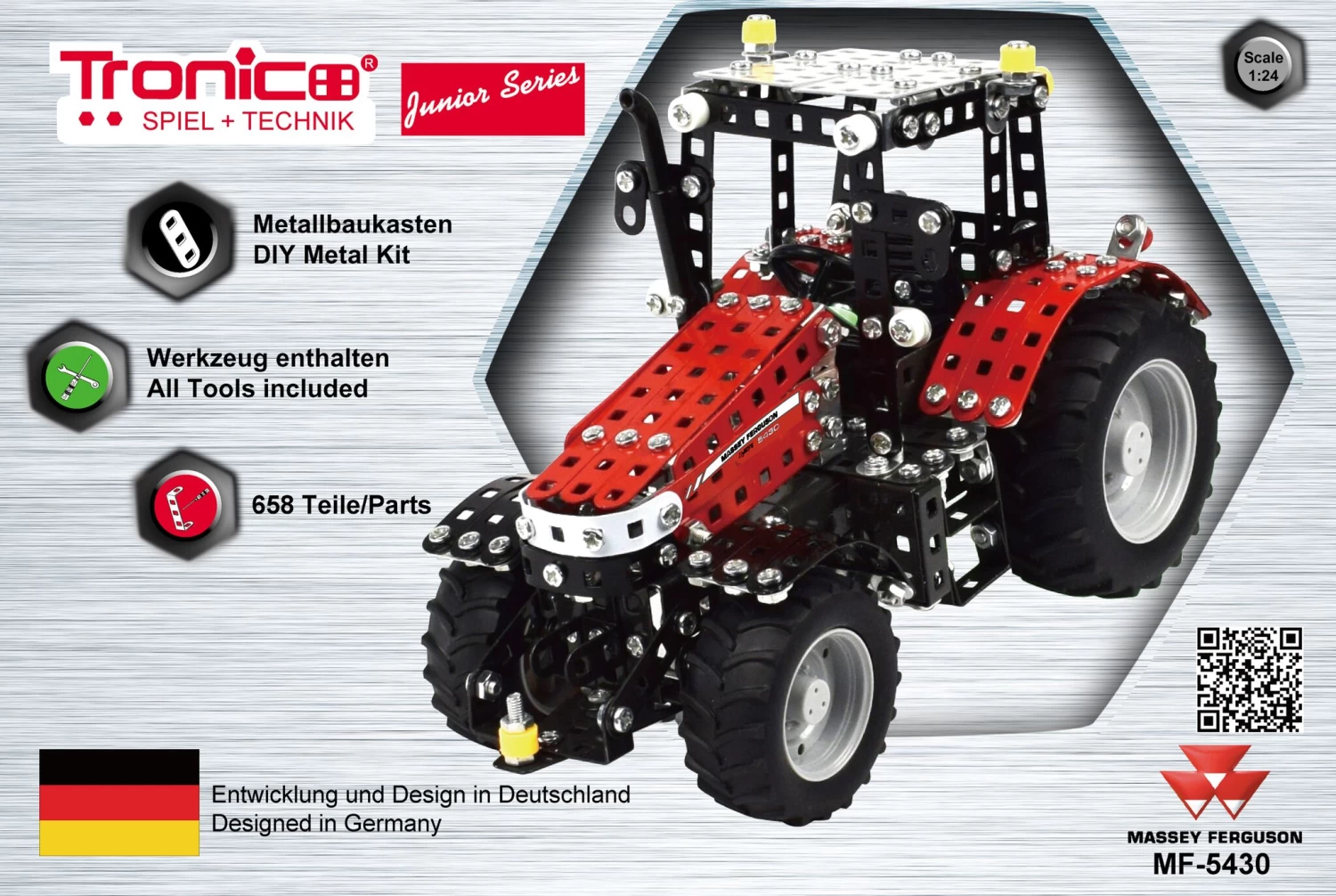 Tronico Junior Massey Ferguson MF5430 – 1 : 24 2 Tronico Junior Massey Ferguson MF5430 – 1 : 24 - Afbeelding 2
