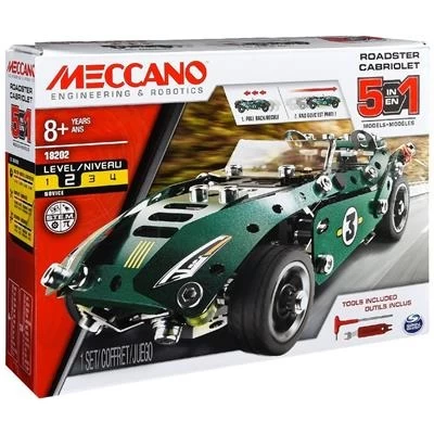 Meccano 18202 Racewagen Roadster Constructieset 5-in-1 3 Meccano 18202 Racewagen Roadster Constructieset 5-in-1 - Afbeelding 3