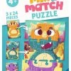 Kinder-Puzzel Mix & Match Schattige Dino’s – Ravensburger