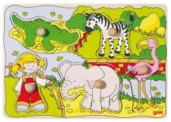 Noppenpuzzel In De Dierentuin