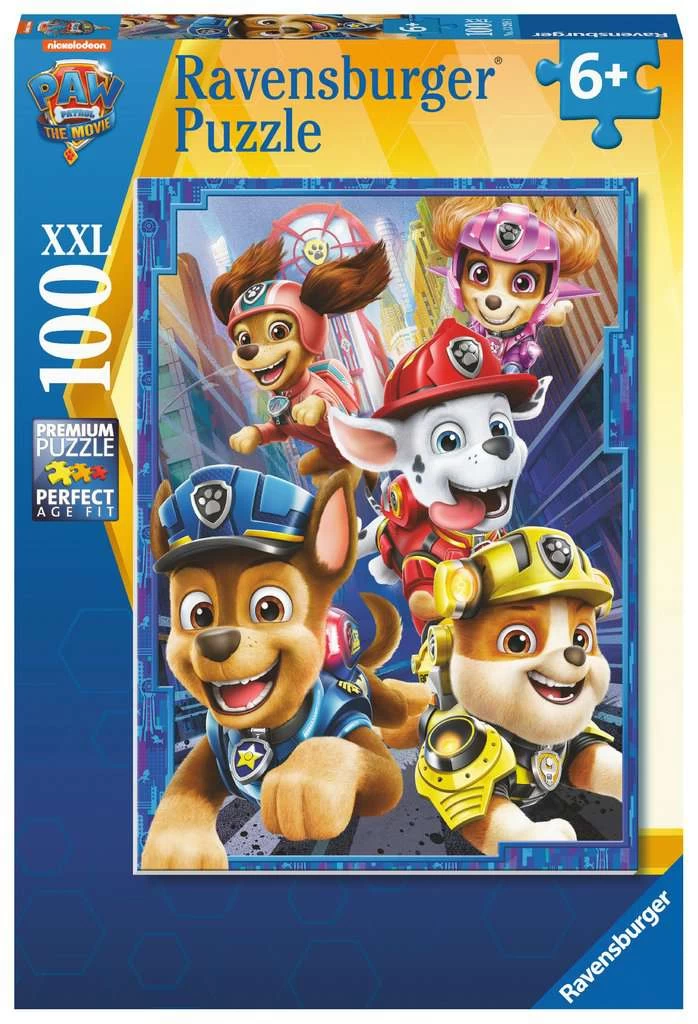 Paw Patrol The Movie – Ravensburger – 100 Stukjes XXL 1 Paw Patrol The Movie – Ravensburger – 100 Stukjes XXL