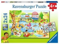 Plezier Aan Het Meer – Puzzelbox Ravensburger 2 X 24 Stukjes