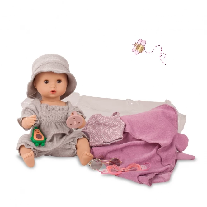 Götz Bad- En Plaspop Sleepy Aquini Girl Avocado (33 Cm.) 1 Götz Bad- En Plaspop Sleepy Aquini Girl Avocado (33 Cm.)