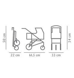 3-wielige Poppenbuggy Gotz Happy Flower -Speelgoed Verkoop poppenbuggy happy flower gorz 3402380 1