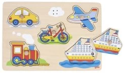 Noppenpuzzel Met Geluiden: Voertuigen -Speelgoed Verkoop puzzel met geluiden voertuigen goki 57519