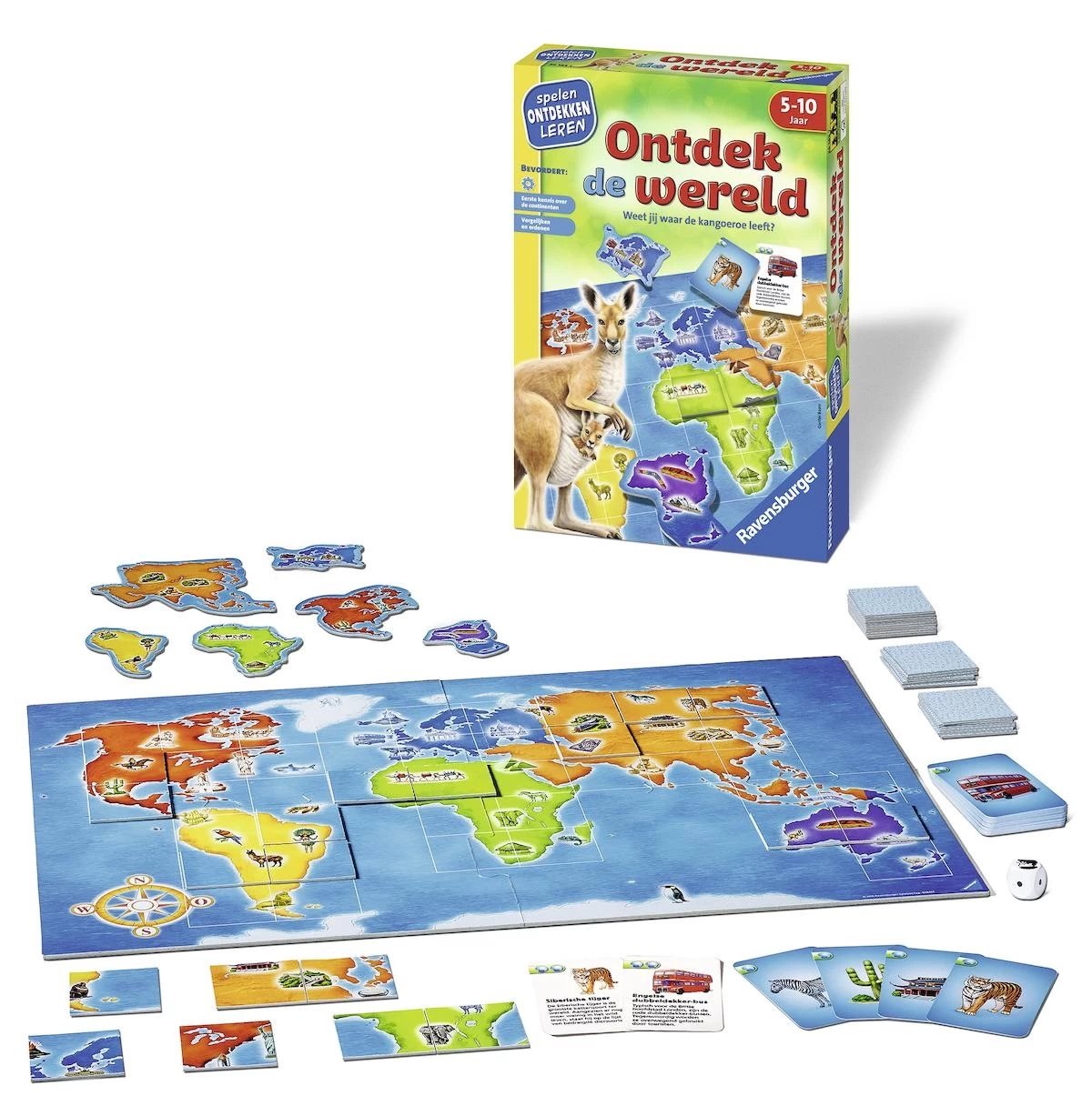Ontdek De Wereld Kinderspel Ravensburger Spellen 2 Ontdek De Wereld Kinderspel Ravensburger Spellen - Afbeelding 2