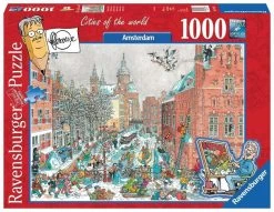 Ravensburger Puzzel Fleroux Amsterdam-in-de-winter 1000-stukjes -Speelgoed Verkoop ravensburger puzzel amsterdam in de winter fleroux legpuzzel 2