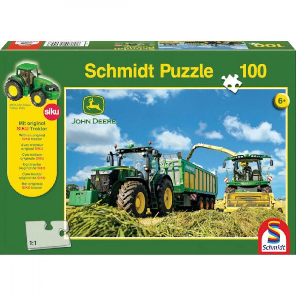 Schmidt 56044 Kinderpuzzel John Deere 7310R Puzzel 100st 1 Schmidt 56044 Kinderpuzzel John Deere 7310R Puzzel 100st