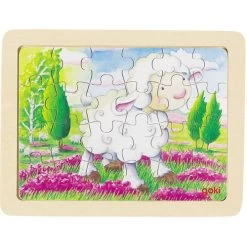 Set Houten Puzzels Dieren , 6 Delig -Speelgoed Verkoop set houten puzzels goki 57807 2