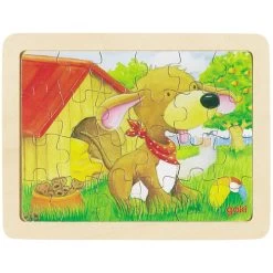 Set Houten Puzzels Dieren , 6 Delig -Speelgoed Verkoop set houten puzzels goki 57807 3