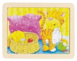 Set Houten Puzzels Dieren , 6 Delig -Speelgoed Verkoop set houten puzzels goki 57807 4