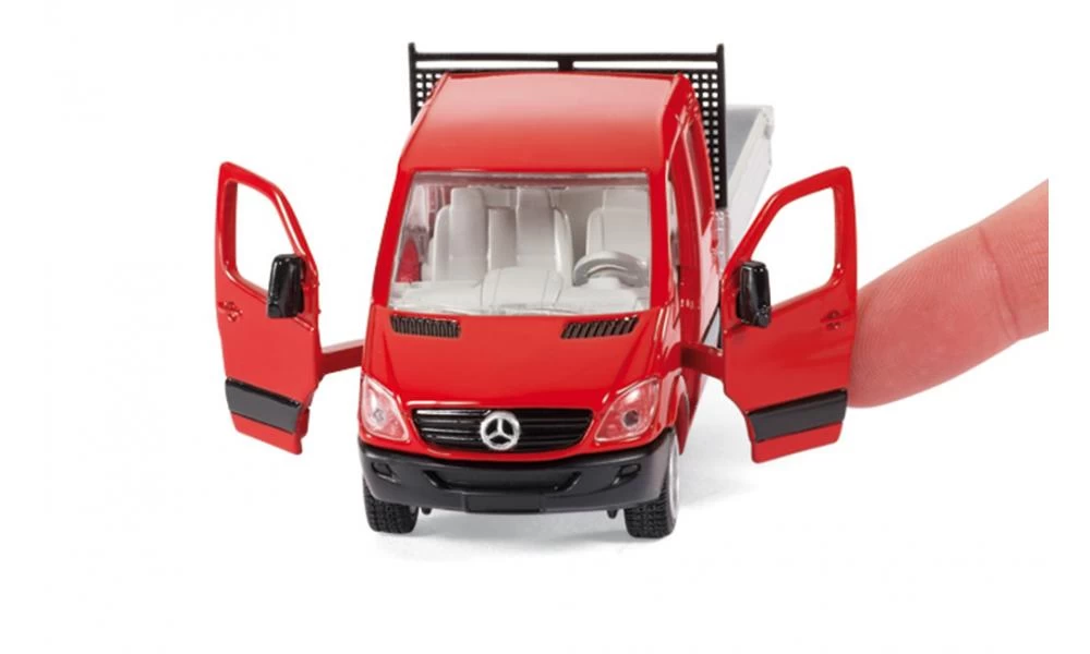 Siku 3538 MB-Sprinter Dubbel Cabine Transporter Met Laadbak 3 Siku 3538 MB-Sprinter Dubbel Cabine Transporter Met Laadbak - Afbeelding 3