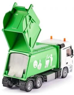 Siku 2938 Mercedes Vuilniswagen -Speelgoed Verkoop siku mercedes benz vuiniswagen faun opbouw variopress groen 2938 4006874029389.jpg 2
