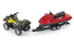 Siku 2314 Quad Met Aanhangwagen Met Jetski Schaal 1:50 -Speelgoed Verkoop siku siku 2314 quad met tandem aanhanger en jetski 3