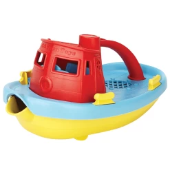 Green Toys Green-Toys Sleepboot Blauw Met Rood Handvat