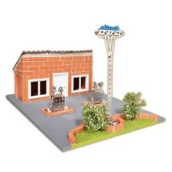 Bouwdoos Teifoc T2200 – Tankstation -Speelgoed Verkoop teifoc t2200 tankstation 2 1