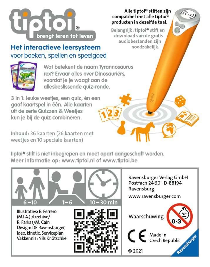 Tiptoi Quizzen&Weetjes Dinosauriers 2 Tiptoi Quizzen&Weetjes Dinosauriers - Afbeelding 2