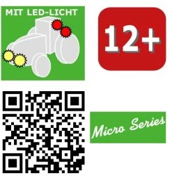 Tronico Micro Radiografisch Bestuurbare Massey Ferguson MF 7600 Met Aanhanger – 1 : 64 -Speelgoed Verkoop tractor mf7600 rc tronico micro 9541 4