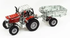 Tronico Micro Massey Ferguson MF 7600 Met Aanhanger – 1 : 64 -Speelgoed Verkoop tractor mf7600 tronico micro 9540 1 1