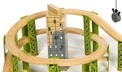 BigJigs BJT280 Houten Trein Cement Silo -Speelgoed Verkoop treinset bouwterrein bigjigs bjt019 5