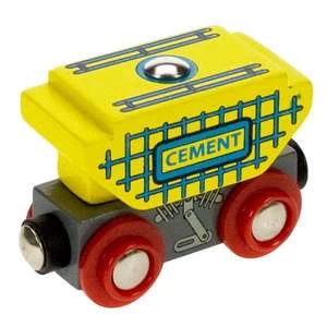 BigJigs BJT401 Rail Wagon Cement 1 BigJigs BJT401 Rail Wagon Cement