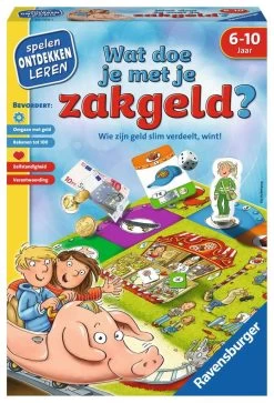 Wat Doe Je Met Je Zakgeld? Kinderspel Ravensburger Spellen