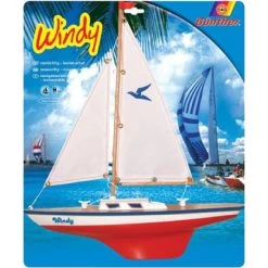 Gunther GU1804 Zeilboot Windy Wooden Deck -Speelgoed Verkoop zeilboot windy houten dek woorden deck gunther 1